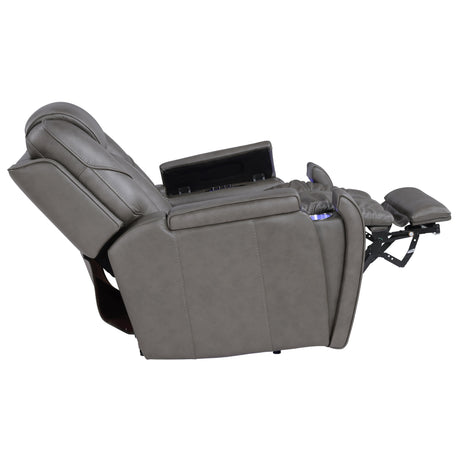  Steve Silver Furniture Daniel DAE800C Triple Pwr Leather Theater Recliner IMAGE 6