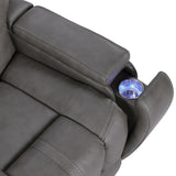 Steve Silver Furniture Daniel DAE800S Triple Power Leather Theater Sofa IMAGE 10