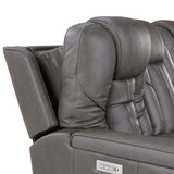  Steve Silver Furniture Daniel DAE800S Triple Power Leather Theater Sofa IMAGE 11