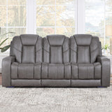  Steve Silver Furniture Daniel DAE800S Triple Power Leather Theater Sofa IMAGE 13