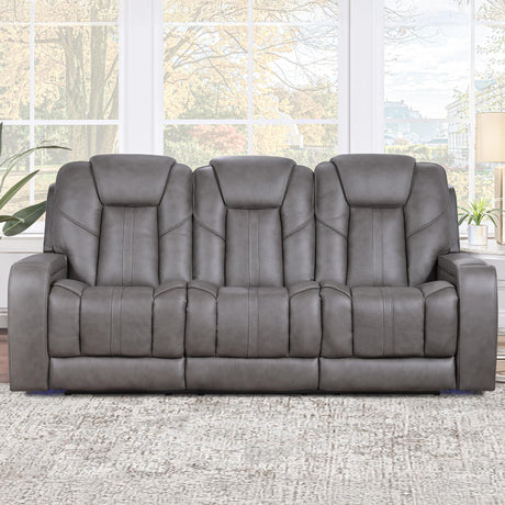  Steve Silver Furniture Daniel DAE800S Triple Power Leather Theater Sofa IMAGE 13