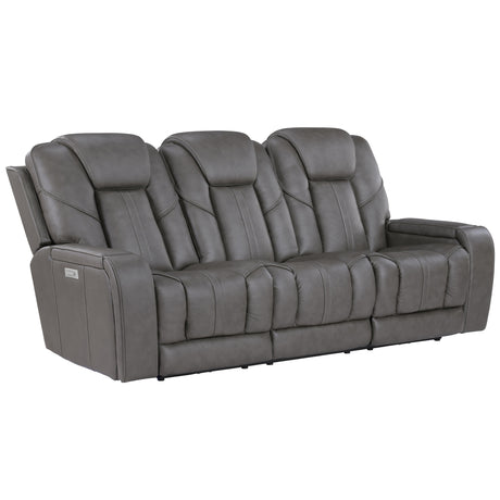  Steve Silver Furniture Daniel DAE800S Triple Power Leather Theater Sofa IMAGE 3