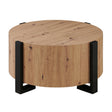  Steve Silver Furniture Darcie DR200RC Faux Wood Round Cocktail Table IMAGE 1