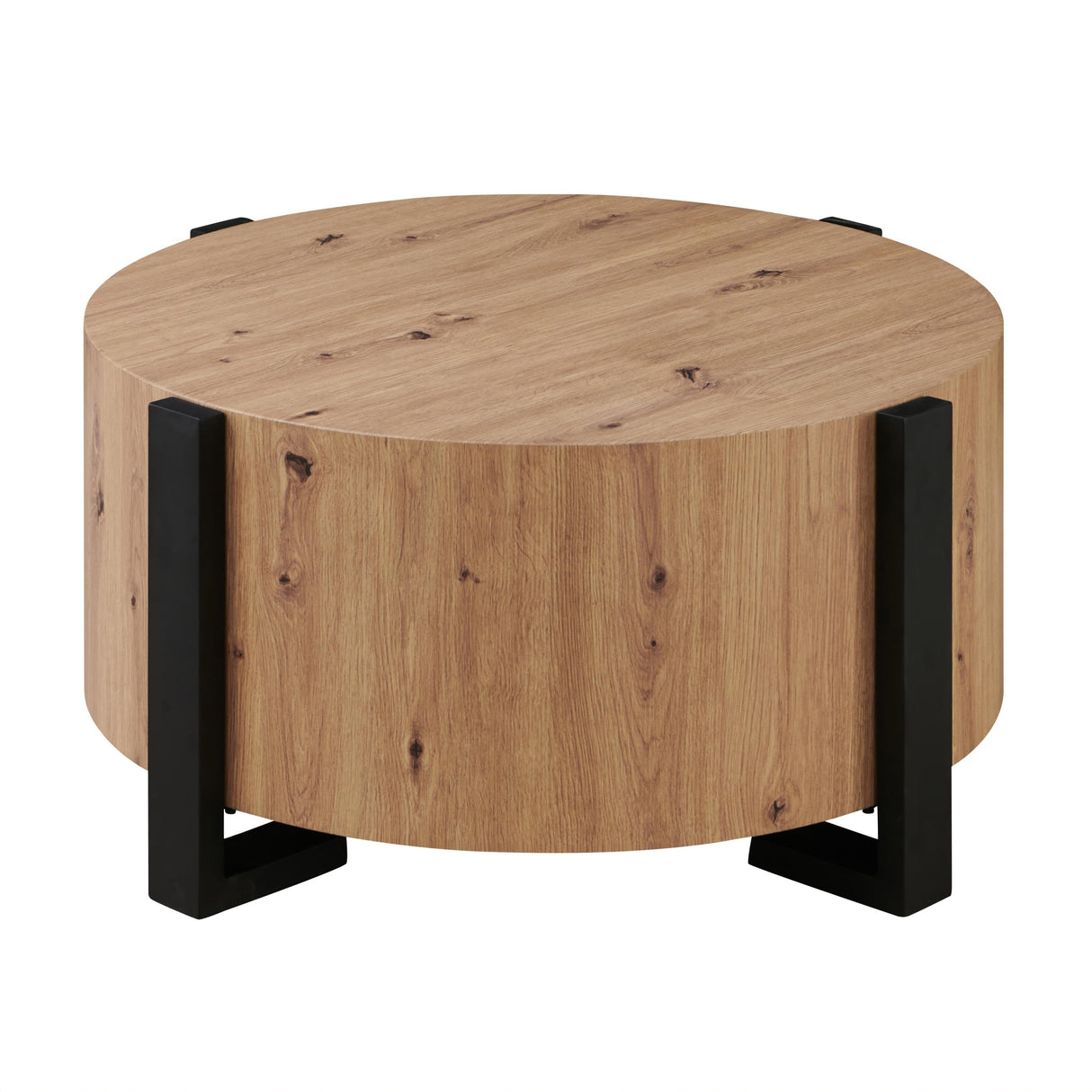 Steve Silver Furniture Darcie DR200RC Faux Wood Round Cocktail Table IMAGE 1