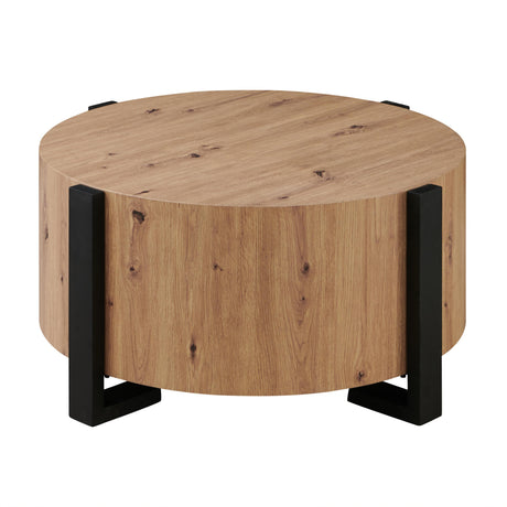  Steve Silver Furniture Darcie DR200RC Faux Wood Round Cocktail Table IMAGE 1
