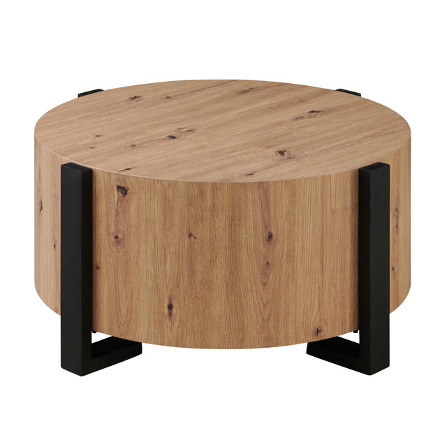  Steve Silver Furniture Darcie DR200RC Faux Wood Round Cocktail Table IMAGE 1