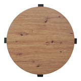  Steve Silver Furniture Darcie DR200RC Faux Wood Round Cocktail Table IMAGE 3