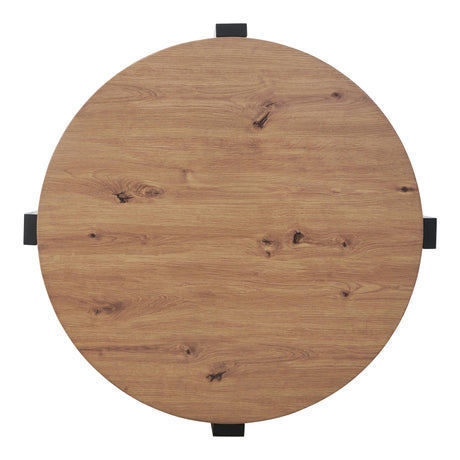  Steve Silver Furniture Darcie DR200RC Faux Wood Round Cocktail Table IMAGE 3