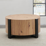  Steve Silver Furniture Darcie DR200RC Faux Wood Round Cocktail Table IMAGE 6
