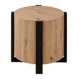  Steve Silver Furniture Darcie DR200RE Faux Wood Round End Table IMAGE 2