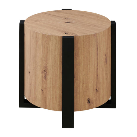  Steve Silver Furniture Darcie DR200RE Faux Wood Round End Table IMAGE 2