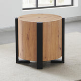  Steve Silver Furniture Darcie DR200RE Faux Wood Round End Table IMAGE 5