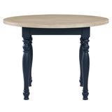  Steve Silver Furniture Darcy DAR4242BT Blue Round Table IMAGE 1