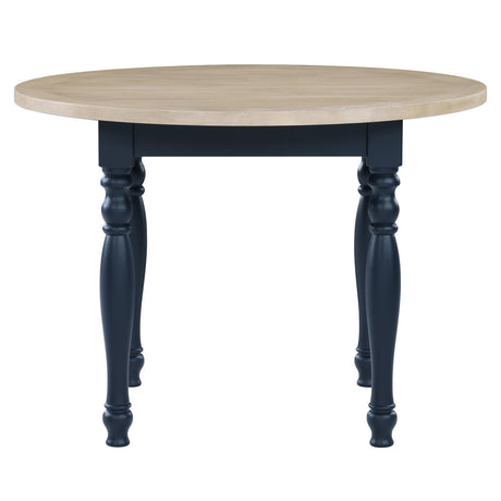 Steve Silver Furniture Darcy DAR4242BT Blue Round Table IMAGE 1