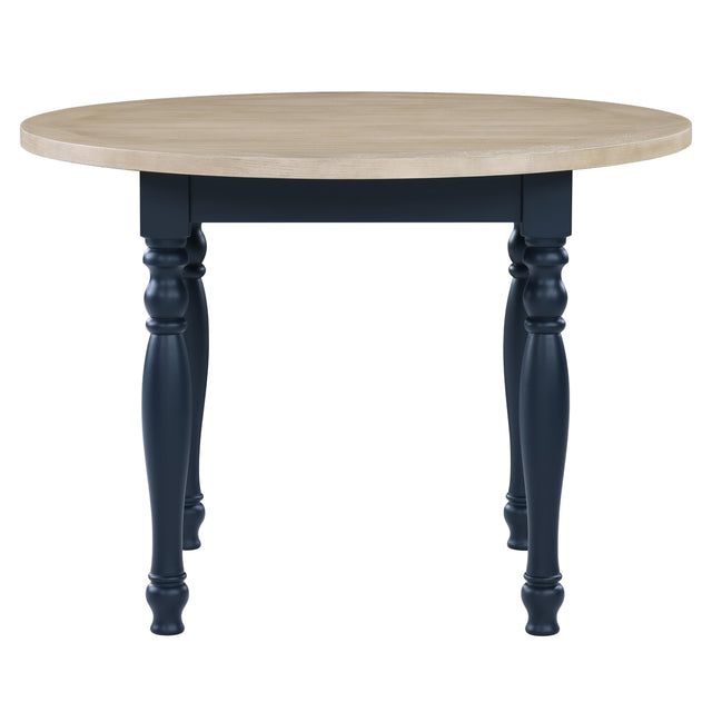  Steve Silver Furniture Darcy DAR4242BT Blue Round Table IMAGE 1