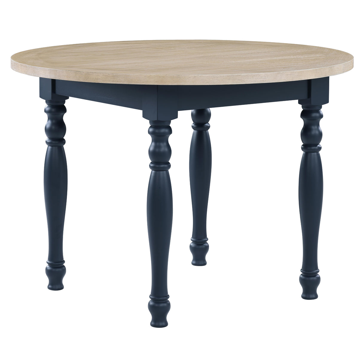  Steve Silver Furniture Darcy DAR4242BT Blue Round Table IMAGE 2