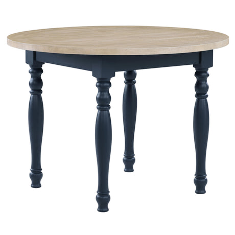  Steve Silver Furniture Darcy DAR4242BT Blue Round Table IMAGE 2