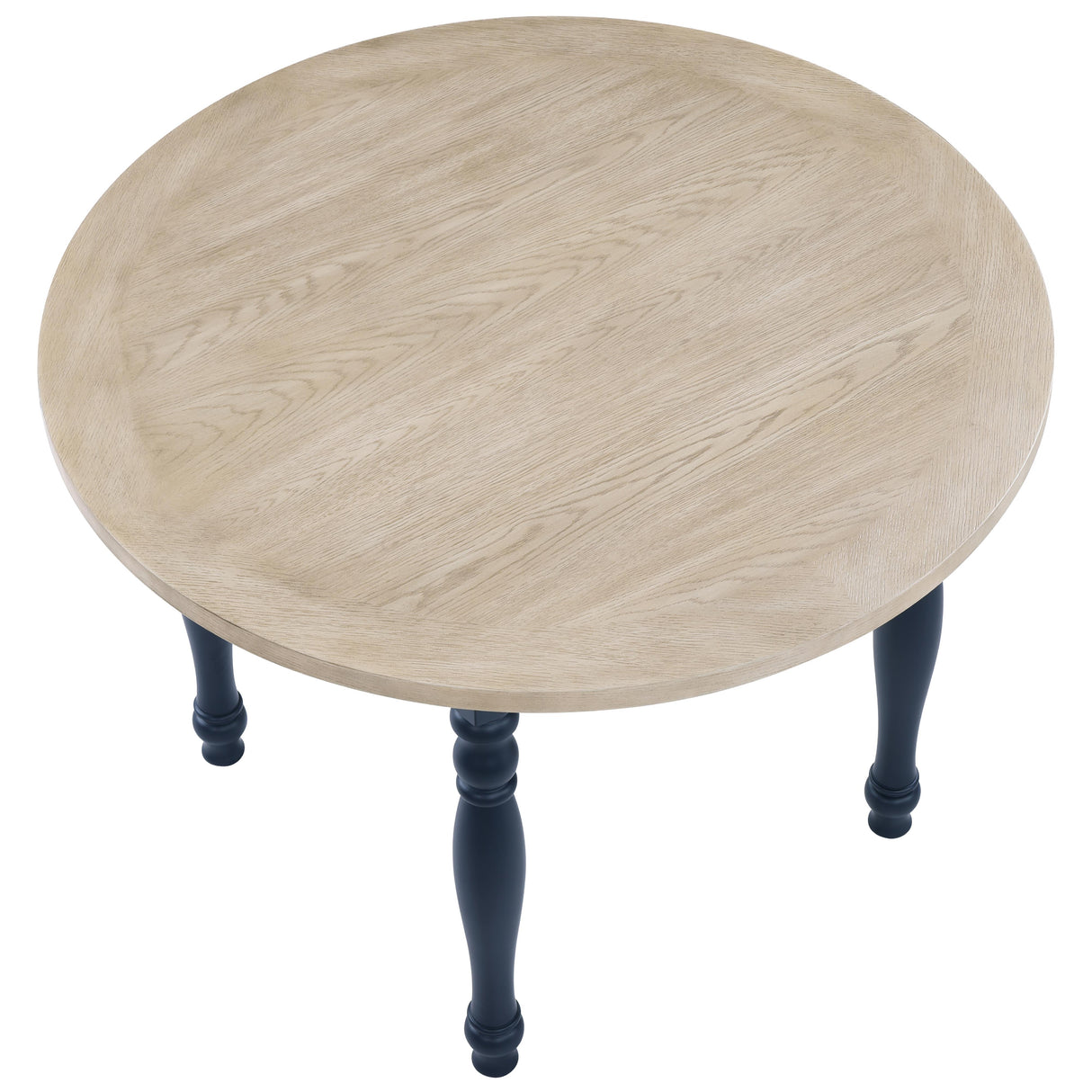  Steve Silver Furniture Darcy DAR4242BT Blue Round Table IMAGE 3