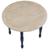 Steve Silver Furniture Darcy DAR4242BT Blue Round Table IMAGE 3