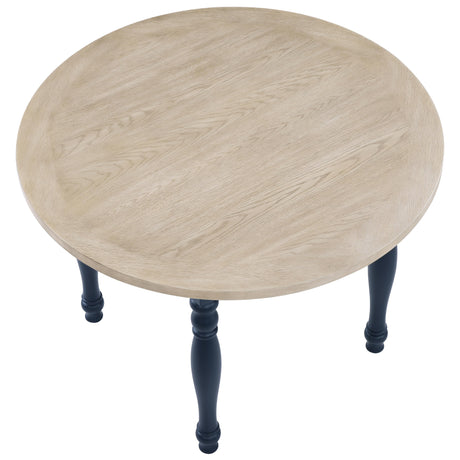  Steve Silver Furniture Darcy DAR4242BT Blue Round Table IMAGE 3