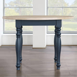  Steve Silver Furniture Darcy DAR4242BT Blue Round Table IMAGE 6