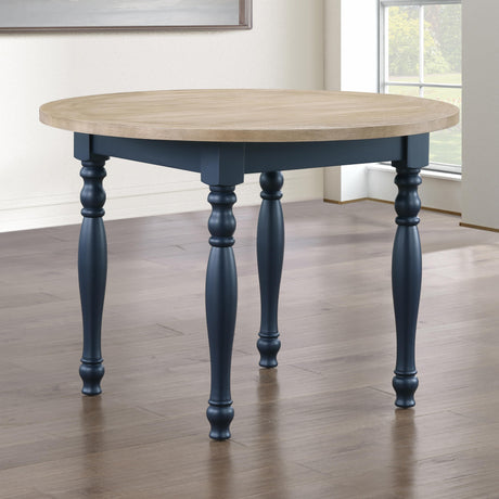  Steve Silver Furniture Darcy DAR4242BT Blue Round Table IMAGE 7