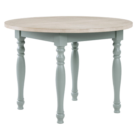  Steve Silver Furniture Darcy DAR4242ET Green Round Table IMAGE 2