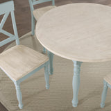  Steve Silver Furniture Darcy DAR4242ET Green Round Table IMAGE 5