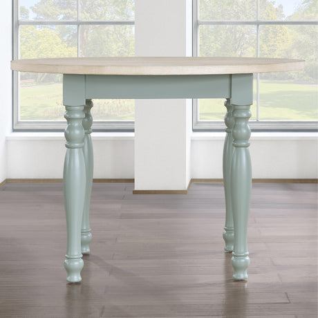  Steve Silver Furniture Darcy DAR4242ET Green Round Table IMAGE 6