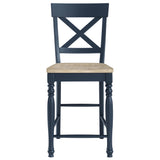  Steve Silver Furniture Darcy DAR500BCC Blue Counter Chair IMAGE 1