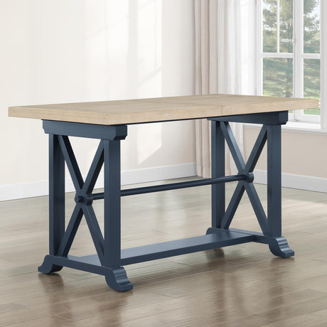  Steve Silver Furniture Darcy DAR500BPT Blue Counter Table IMAGE 11