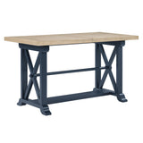  Steve Silver Furniture Darcy DAR500BPT Blue Counter Table IMAGE 3