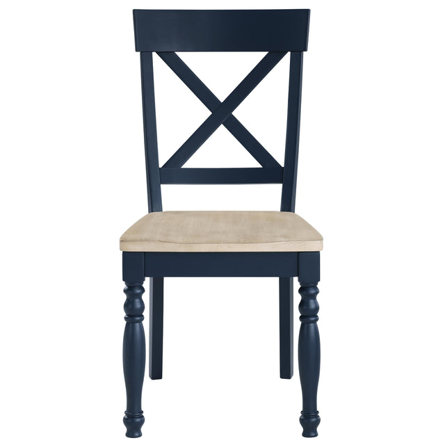  Steve Silver Furniture Darcy DAR500BS Blue Side Chair IMAGE 1