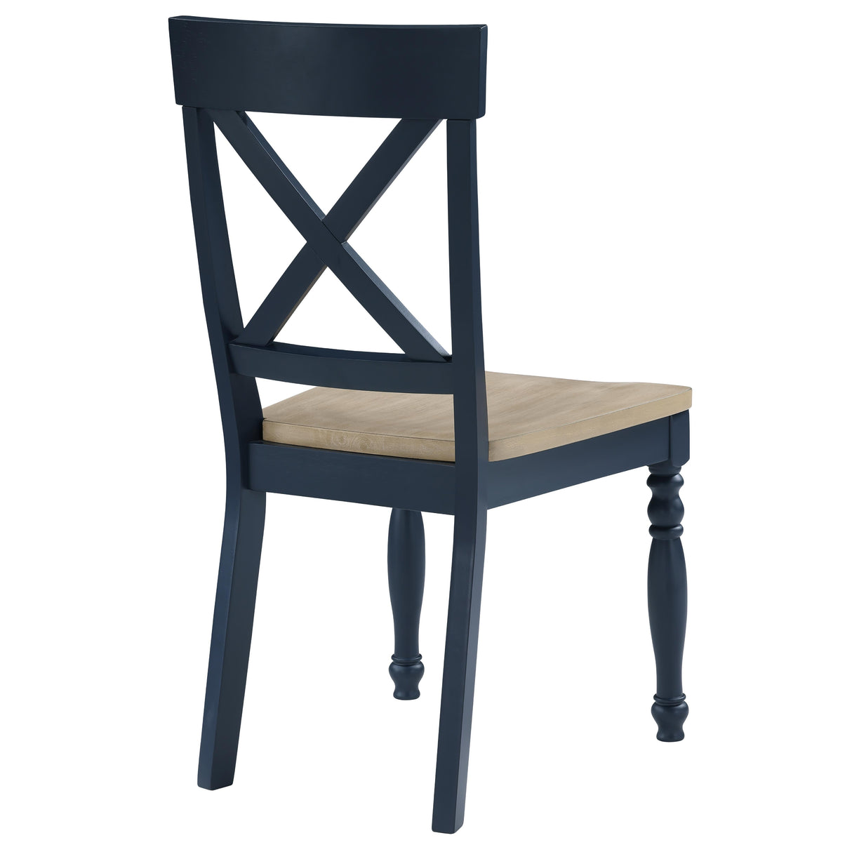  Steve Silver Furniture Darcy DAR500BS Blue Side Chair IMAGE 4
