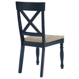  Steve Silver Furniture Darcy DAR500BS Blue Side Chair IMAGE 4