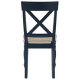  Steve Silver Furniture Darcy DAR500BS Blue Side Chair IMAGE 5