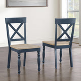  Steve Silver Furniture Darcy DAR500BS Blue Side Chair IMAGE 8