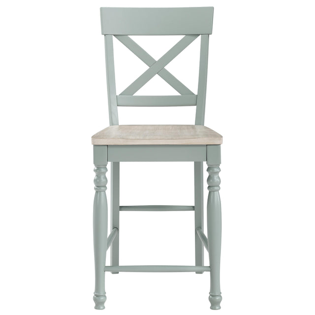  Steve Silver Furniture Darcy DAR500ECC Green Counter Chair IMAGE 1