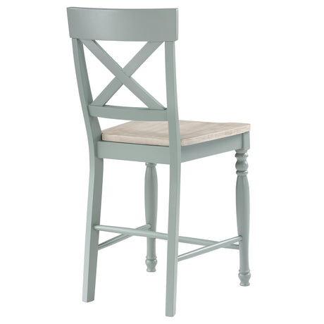  Steve Silver Furniture Darcy DAR500ECC Green Counter Chair IMAGE 4