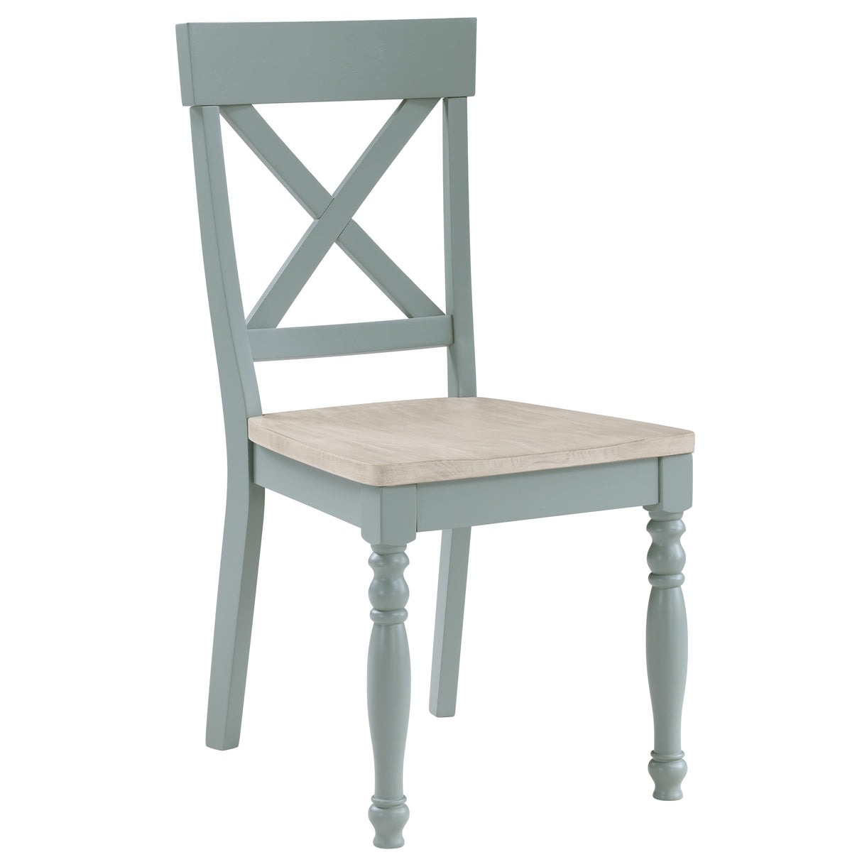  Steve Silver Furniture Darcy DAR500ES Green Side Chair IMAGE 2