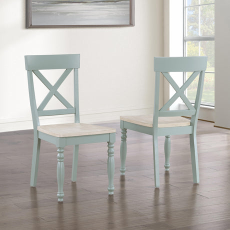  Steve Silver Furniture Darcy DAR500ES Green Side Chair IMAGE 8
