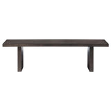  Steve Silver Furniture Evan EVA500NBN Brown Dining Bench IMAGE 1