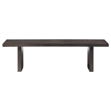  Steve Silver Furniture Evan EVA500NBN Brown Dining Bench IMAGE 1