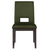 Steve Silver Furniture Evan EVA500NES Green Side Chair IMAGE 2