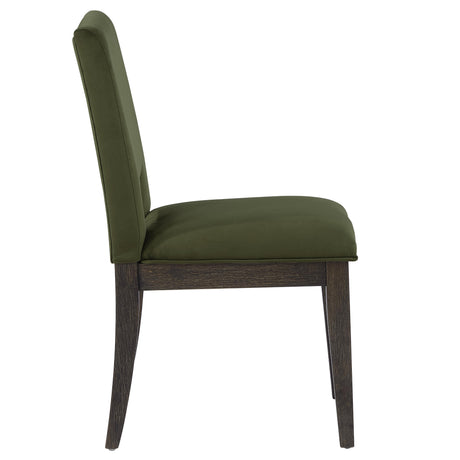  Steve Silver Furniture Evan EVA500NES Green Side Chair IMAGE 4