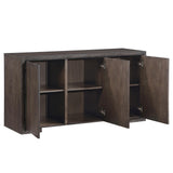  Steve Silver Furniture Evan EVA500NSV Brown Server IMAGE 3