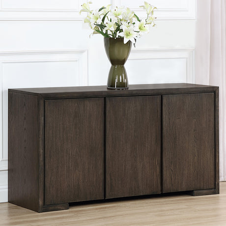  Steve Silver Furniture Evan EVA500NSV Brown Server IMAGE 4