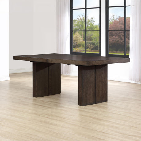  Steve Silver Furniture Evan EVA500NT Brown Dining Table IMAGE 9
