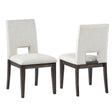  Steve Silver Furniture Evan EVA500NWS White Side Chair IMAGE 1