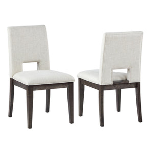  Steve Silver Furniture Evan EVA500NWS White Side Chair IMAGE 1